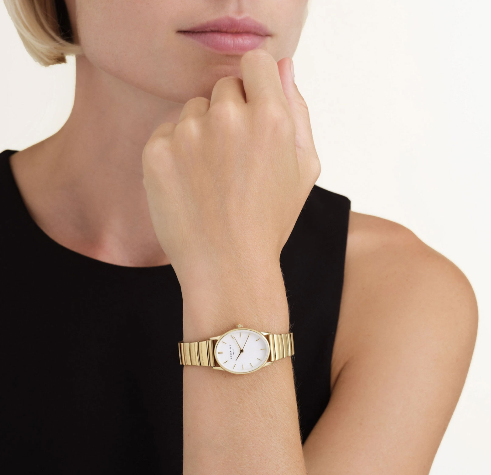Rosefield Oval Pearl Gold