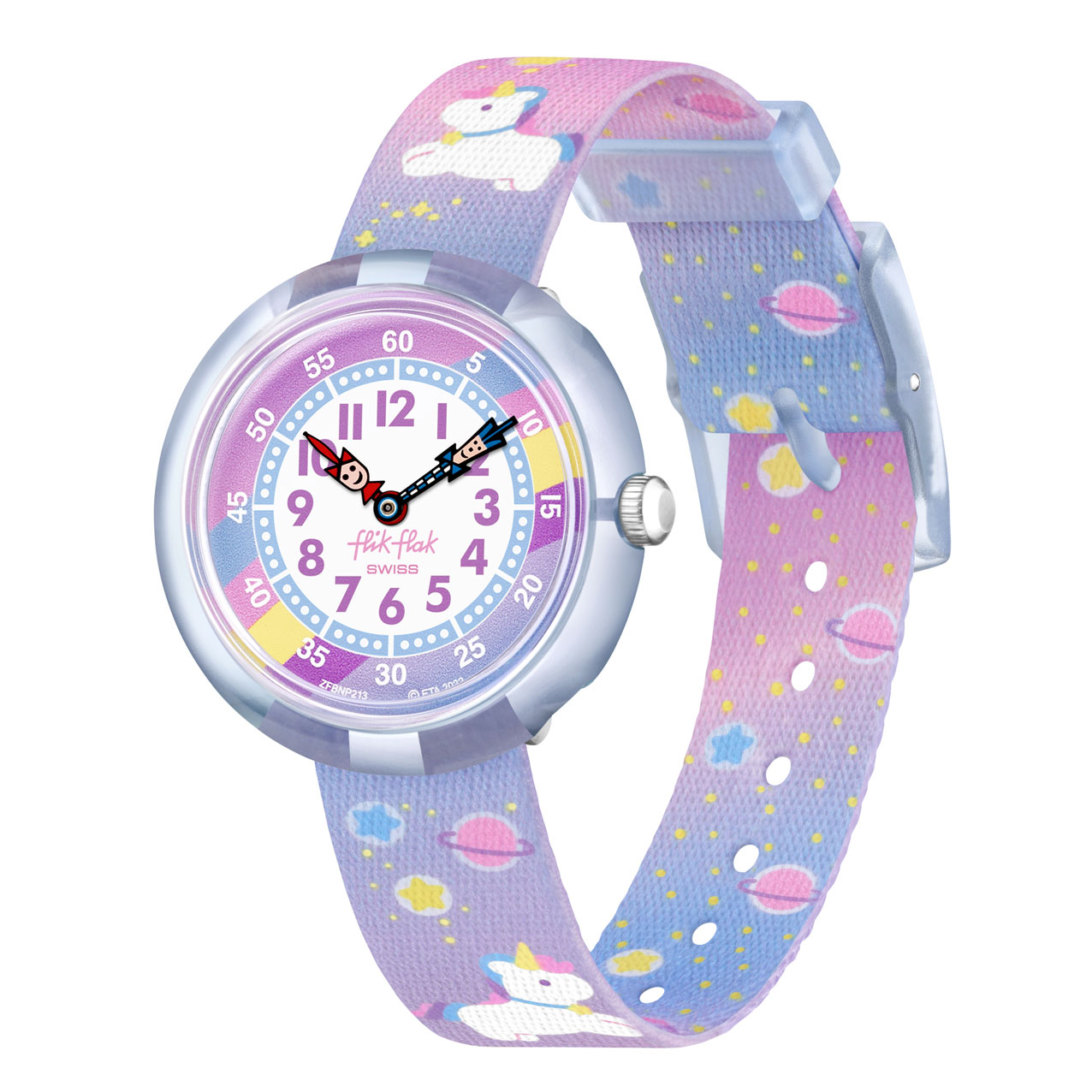 FLIK FLAK Cuddly Unicorn Kinderuhr FBNP213