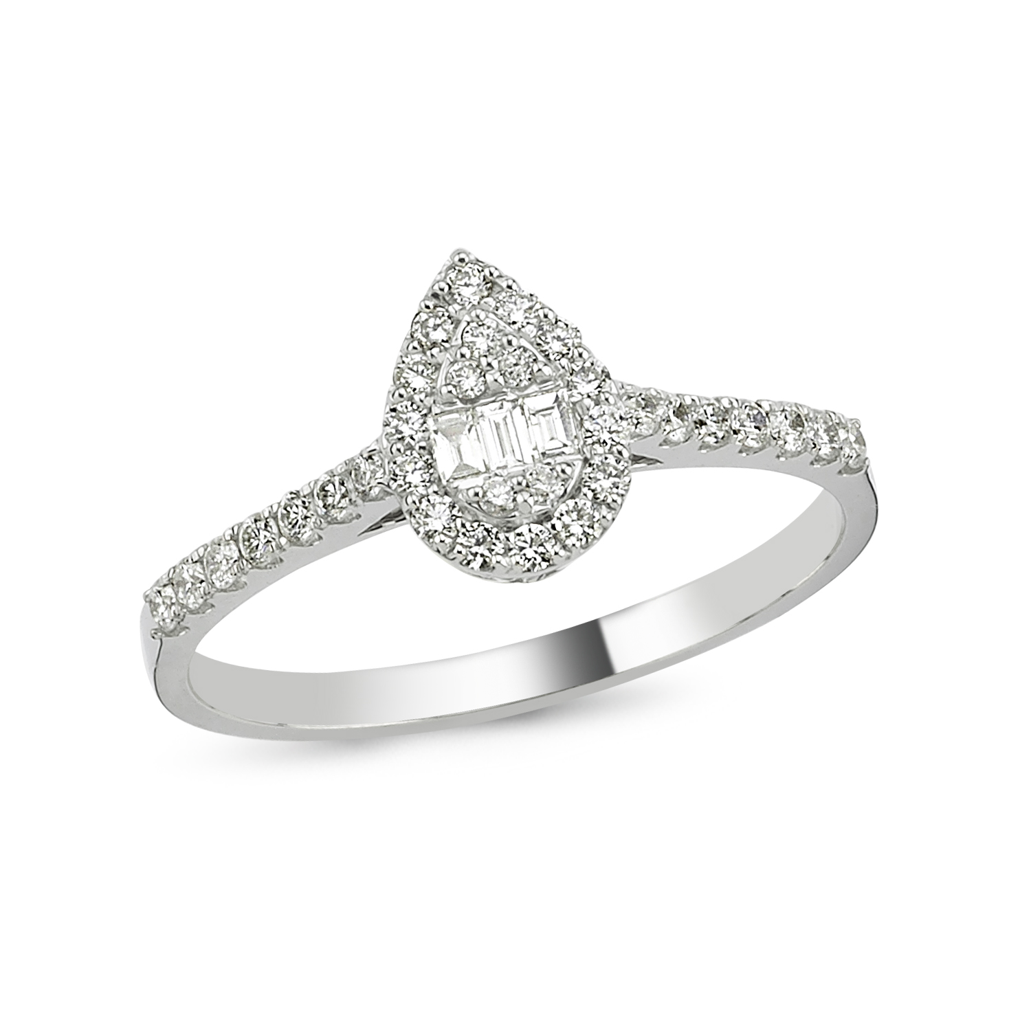 Brillant Ring 585/- Weißgold EXR4270