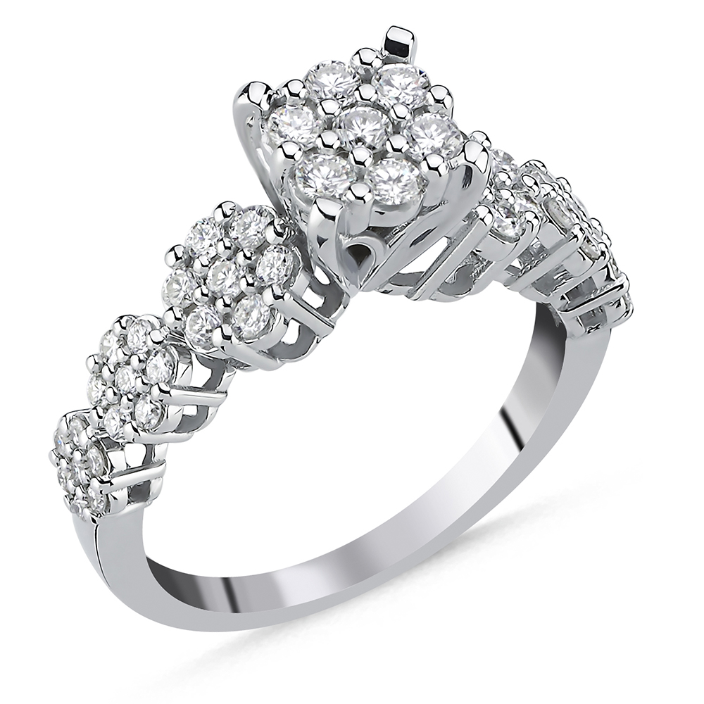 Claire 750/- Weißgold mit 0,78ct. Brillanten
