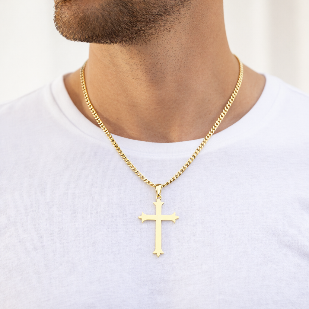 Kreuz Kruzifix 585 Gold