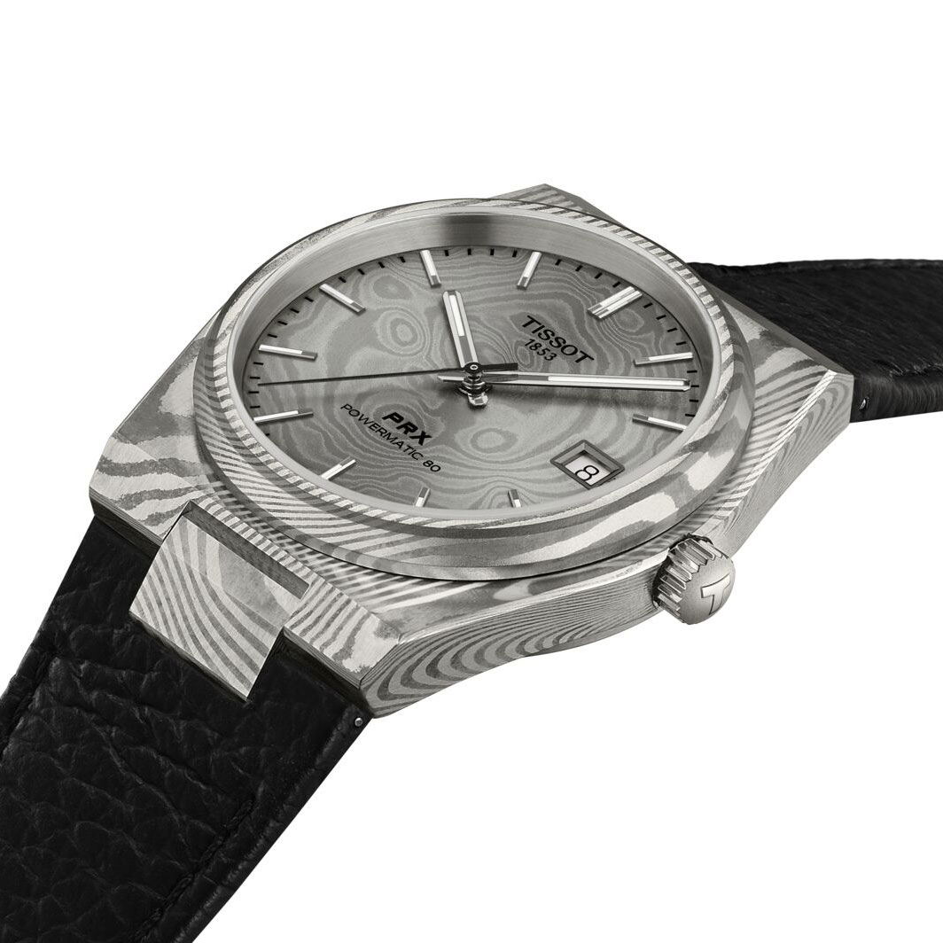 TISSOT PRX Damaszenerstahl Powermatic 80 38mm