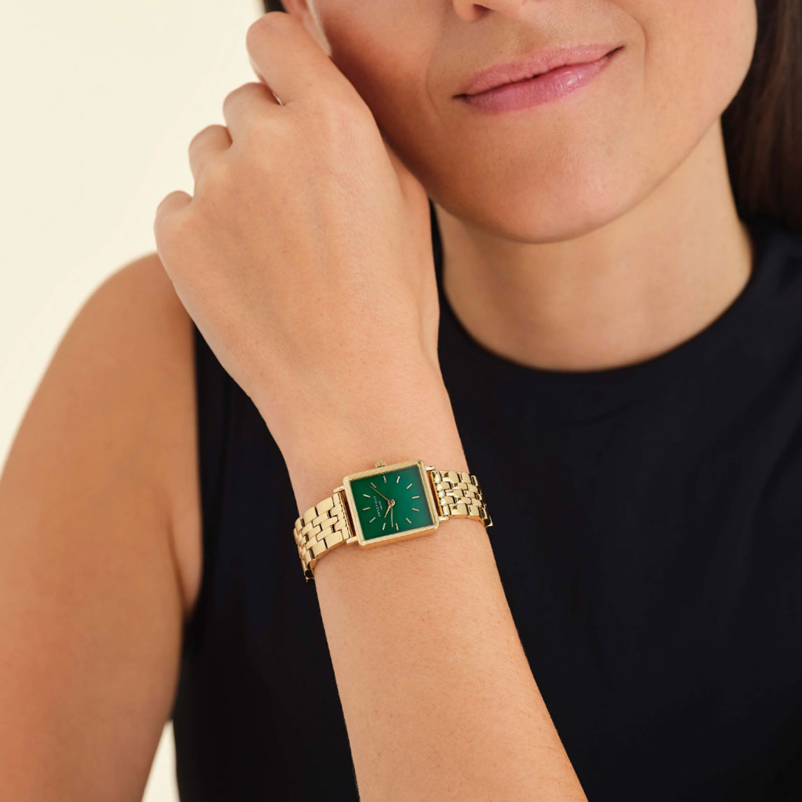 Rosefield Boxy XS Smaragdgrün