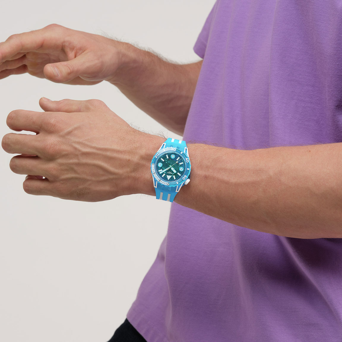 Swatch Blue Fire