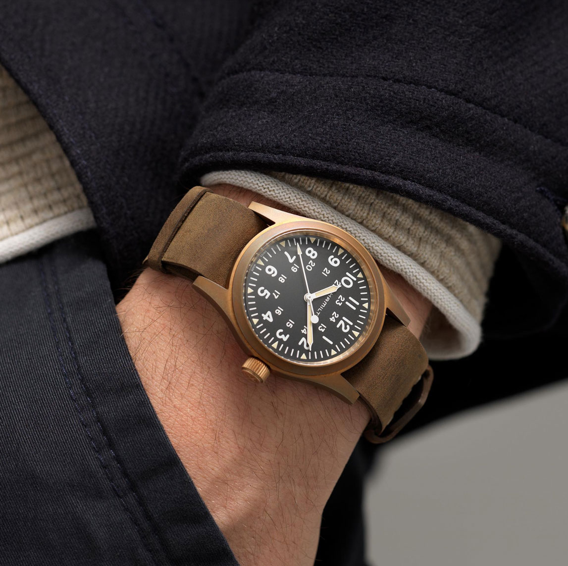 HAMILTON Khaki Field Mechanical Bronze 38mm