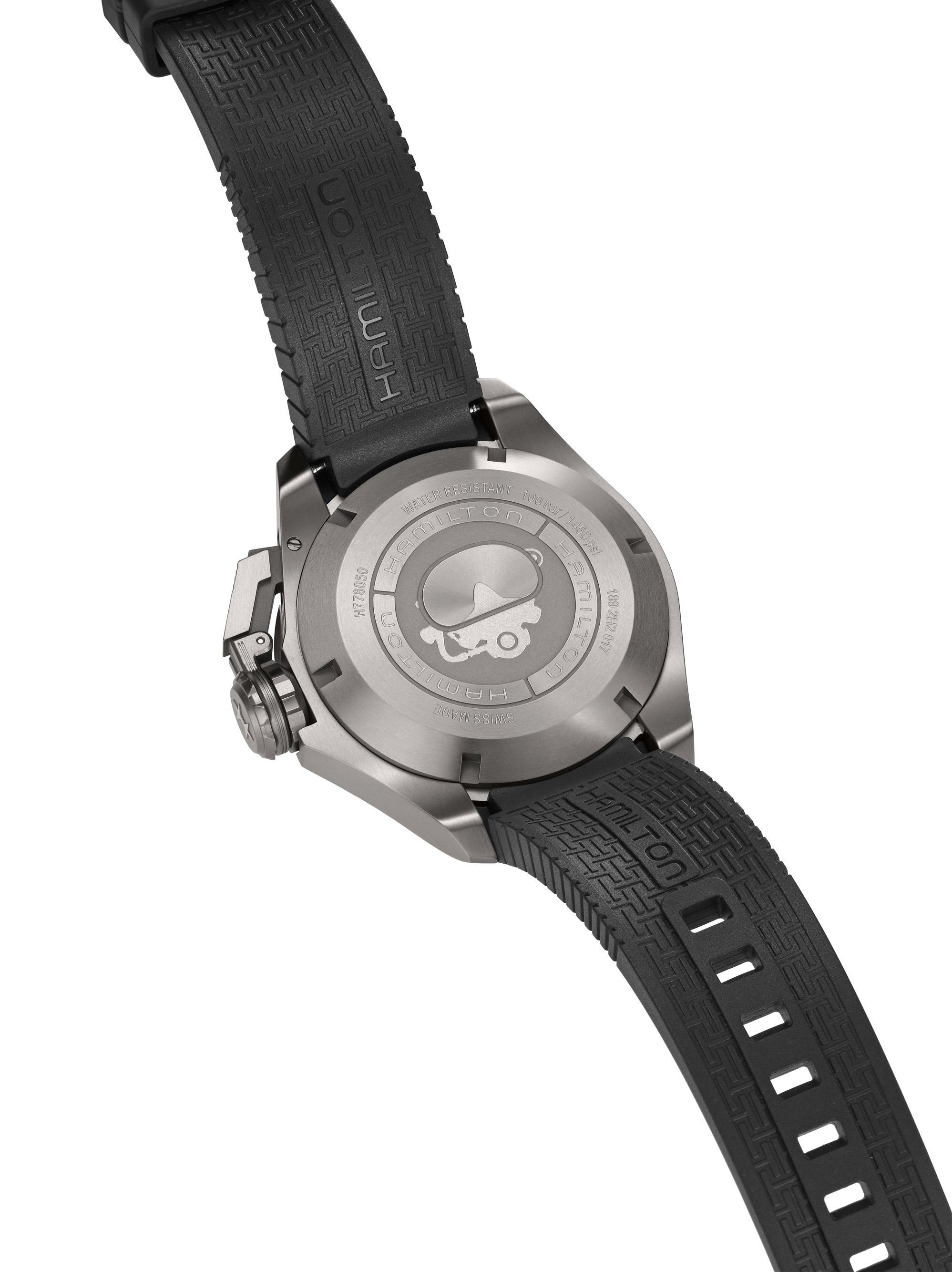 HAMILTON Khaki Navy Frogman Auto Herrenuhr H77805335