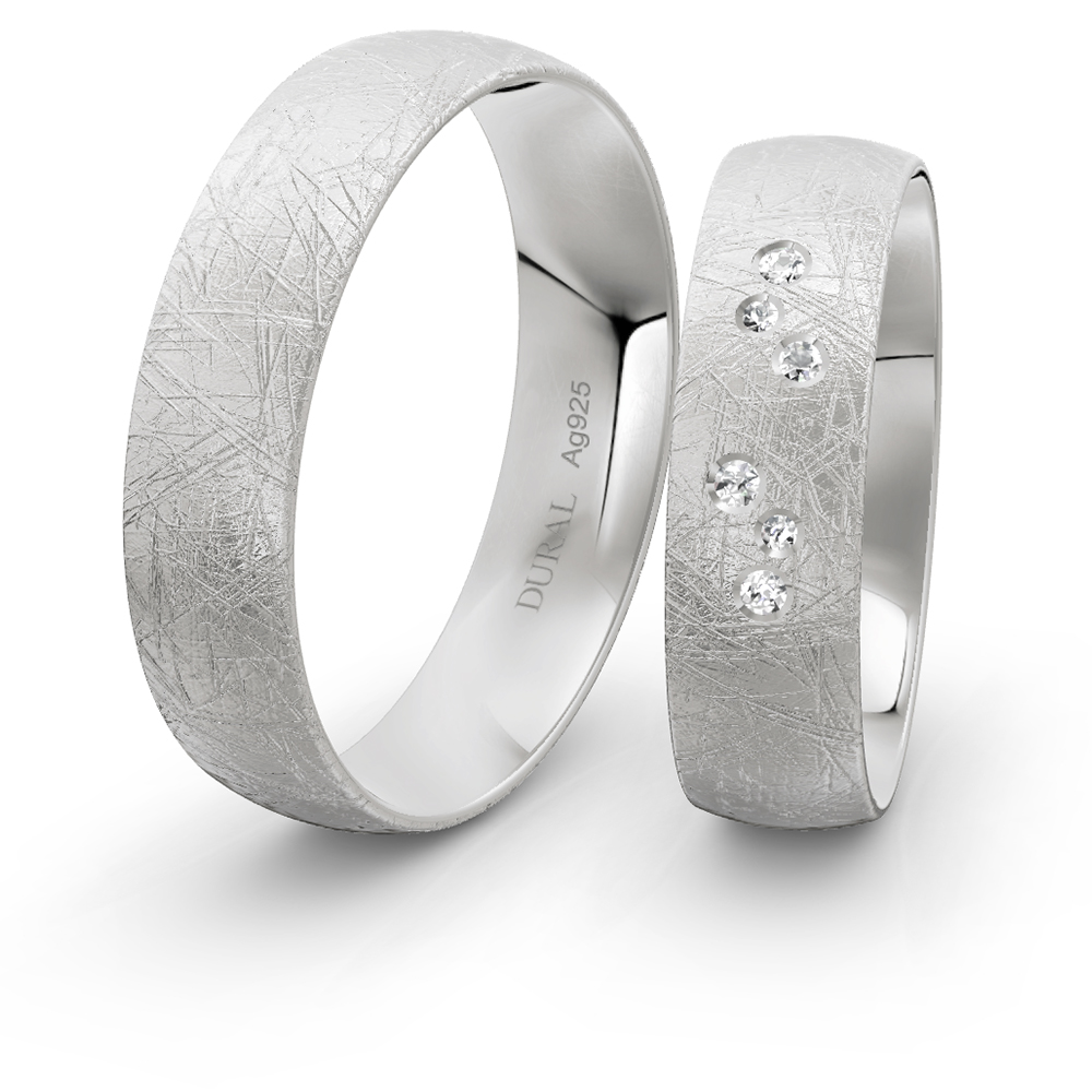Trauringe 5,5 mm 925 Silber