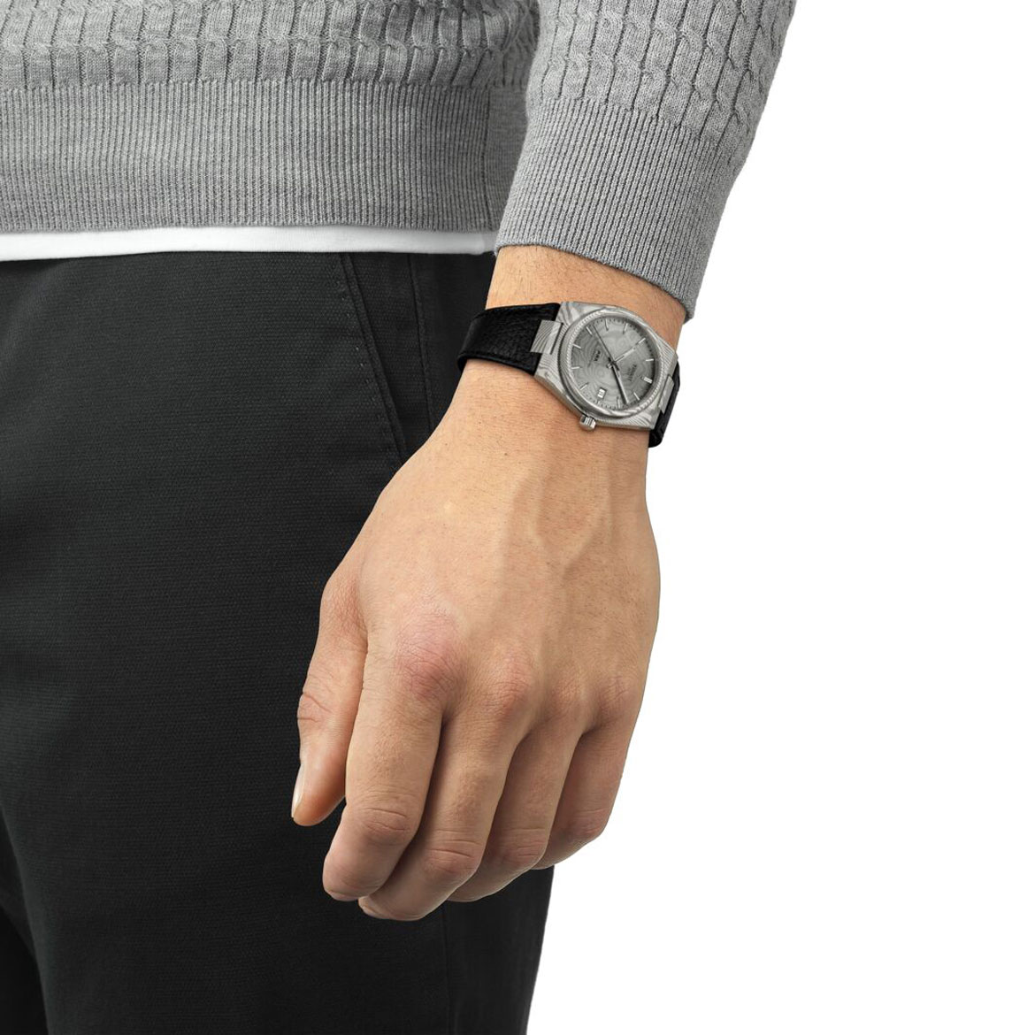TISSOT PRX Damaszenerstahl Powermatic 80 38mm