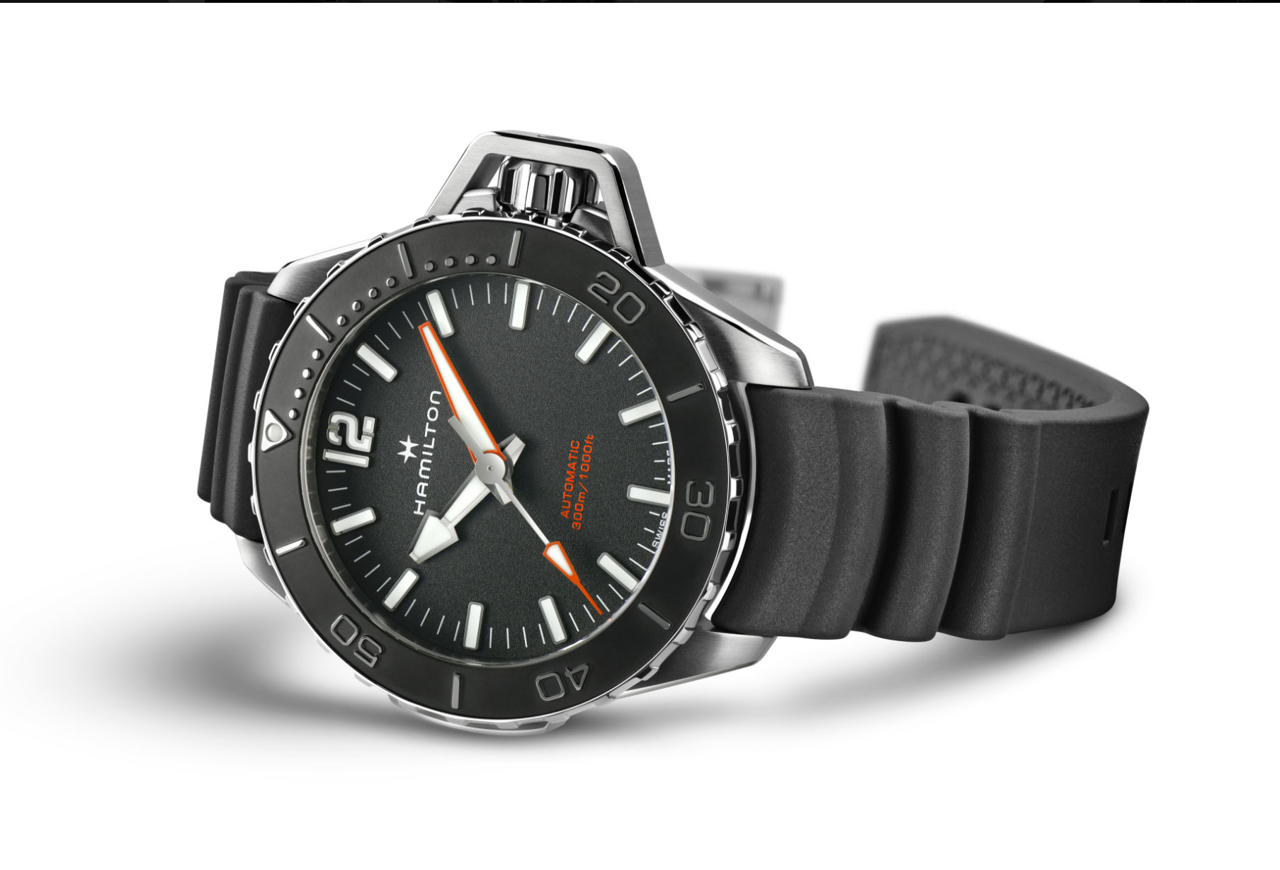HAMILTON Khaki Navy Frogman Auto Herrenuhr H77825330